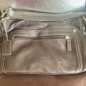 Brown Leather Shoulder Bag